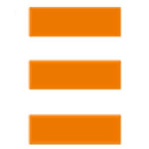 2balkiges orangenes PLANWERK Logo